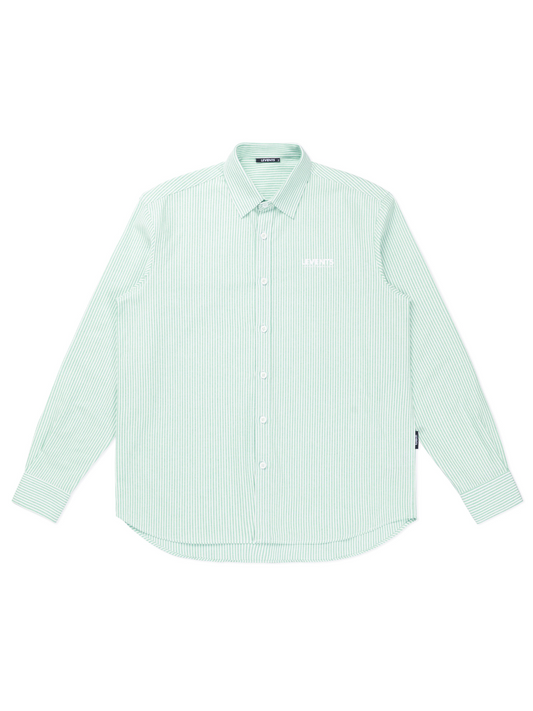 XL Logo Striped Button Down