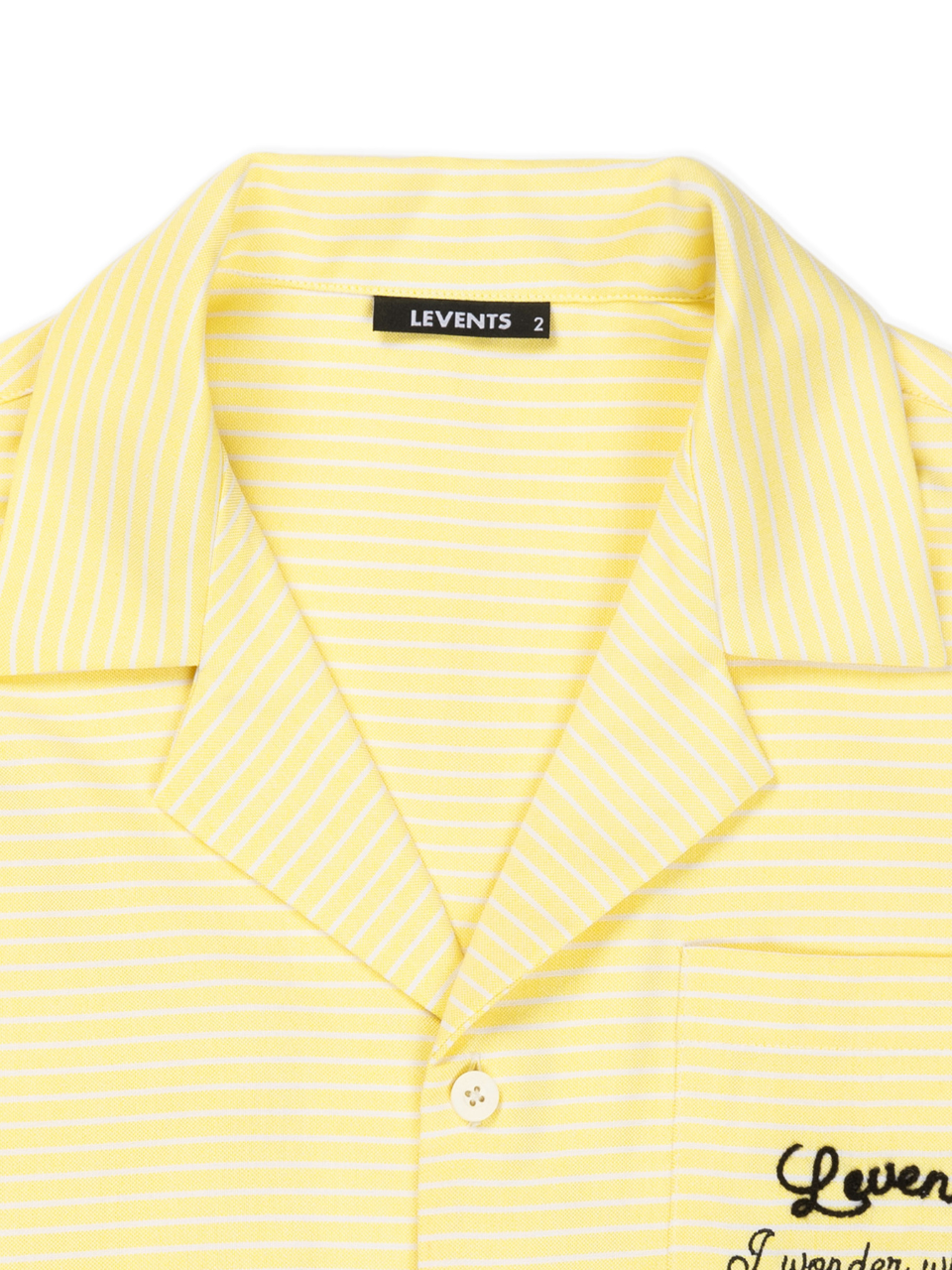 Horizontal Striped Short Sleeved Button Down