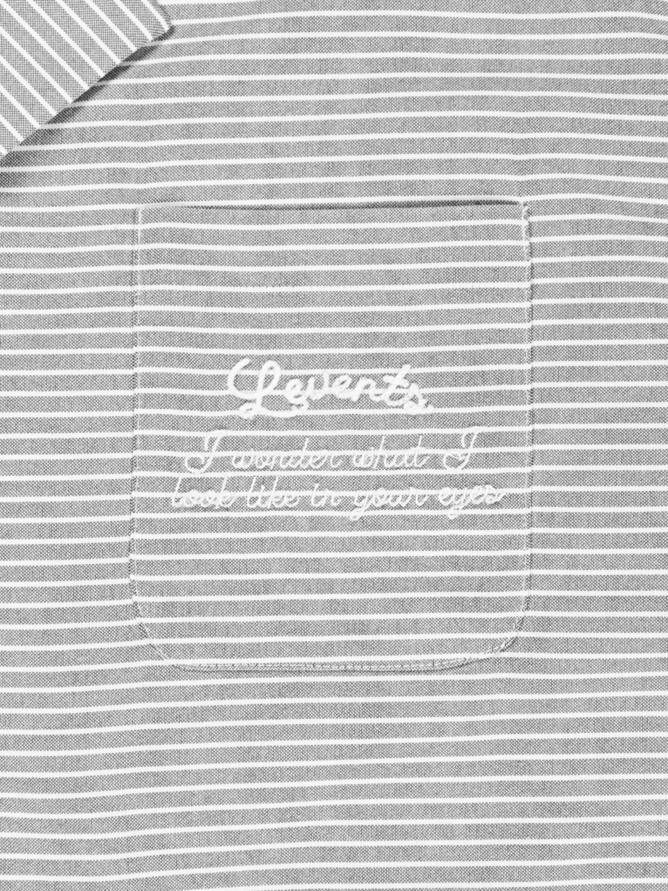 Horizontal Striped Short Sleeved Button Down