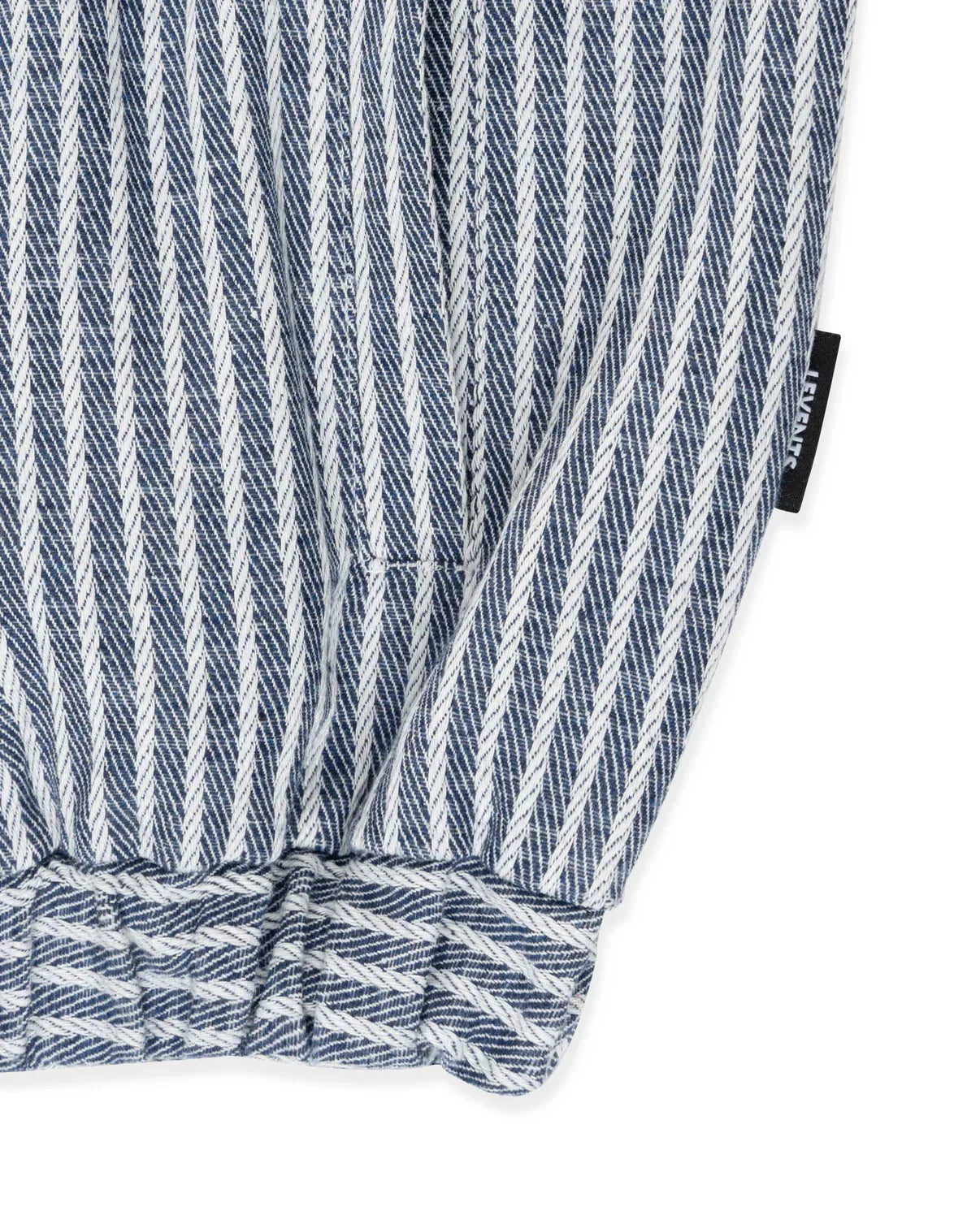 Striped Boxy Khaki Jacket