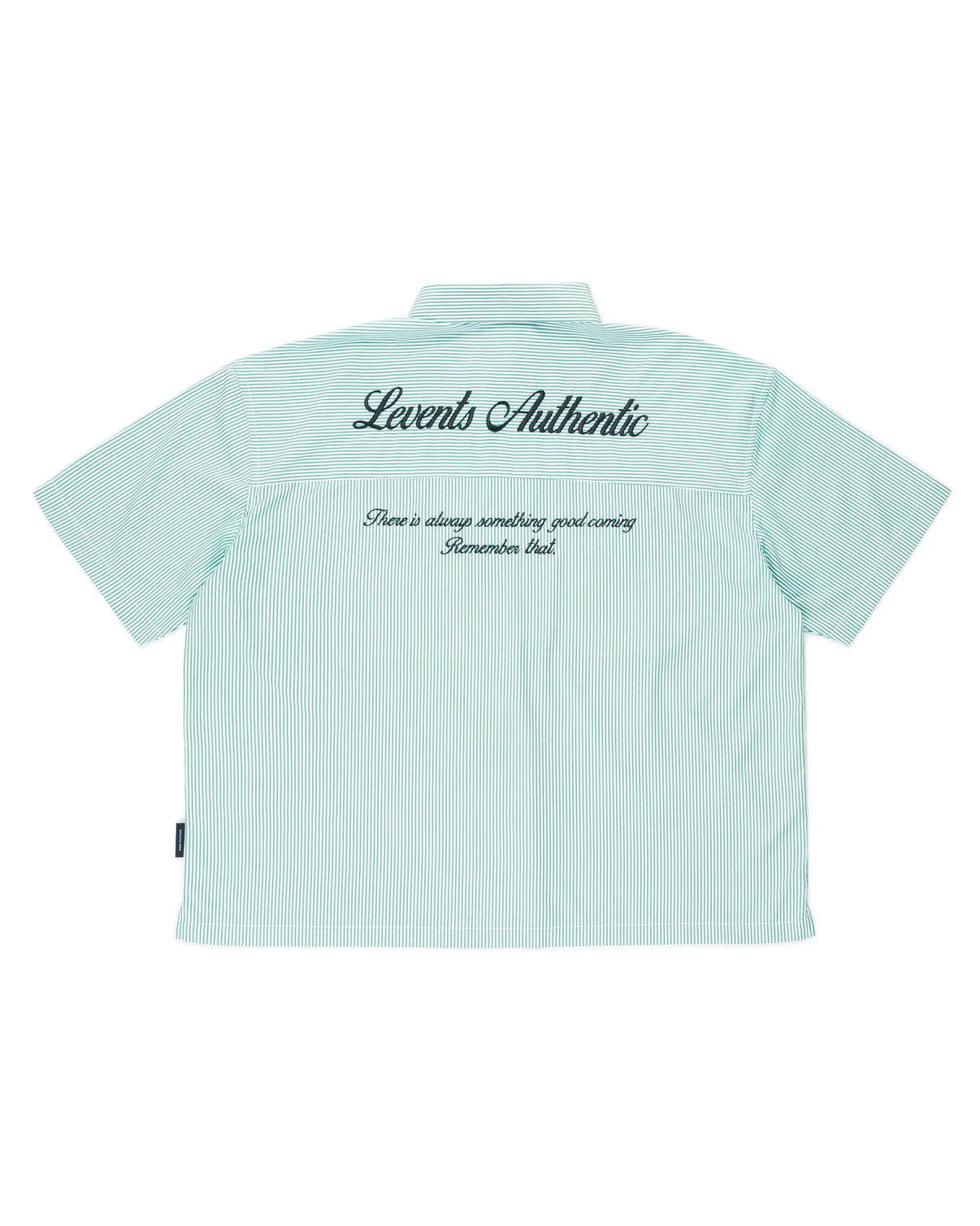 Authentic Striped Short Sleeved Button Down