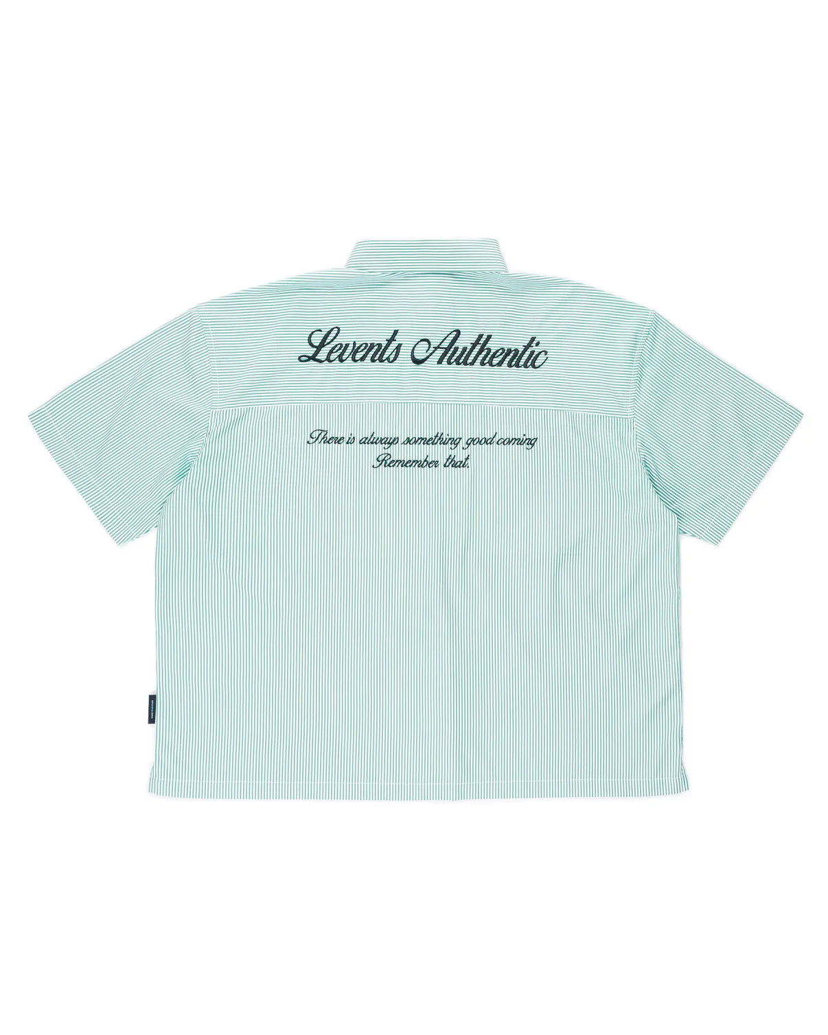 Authentic Striped Short Sleeved Button Down