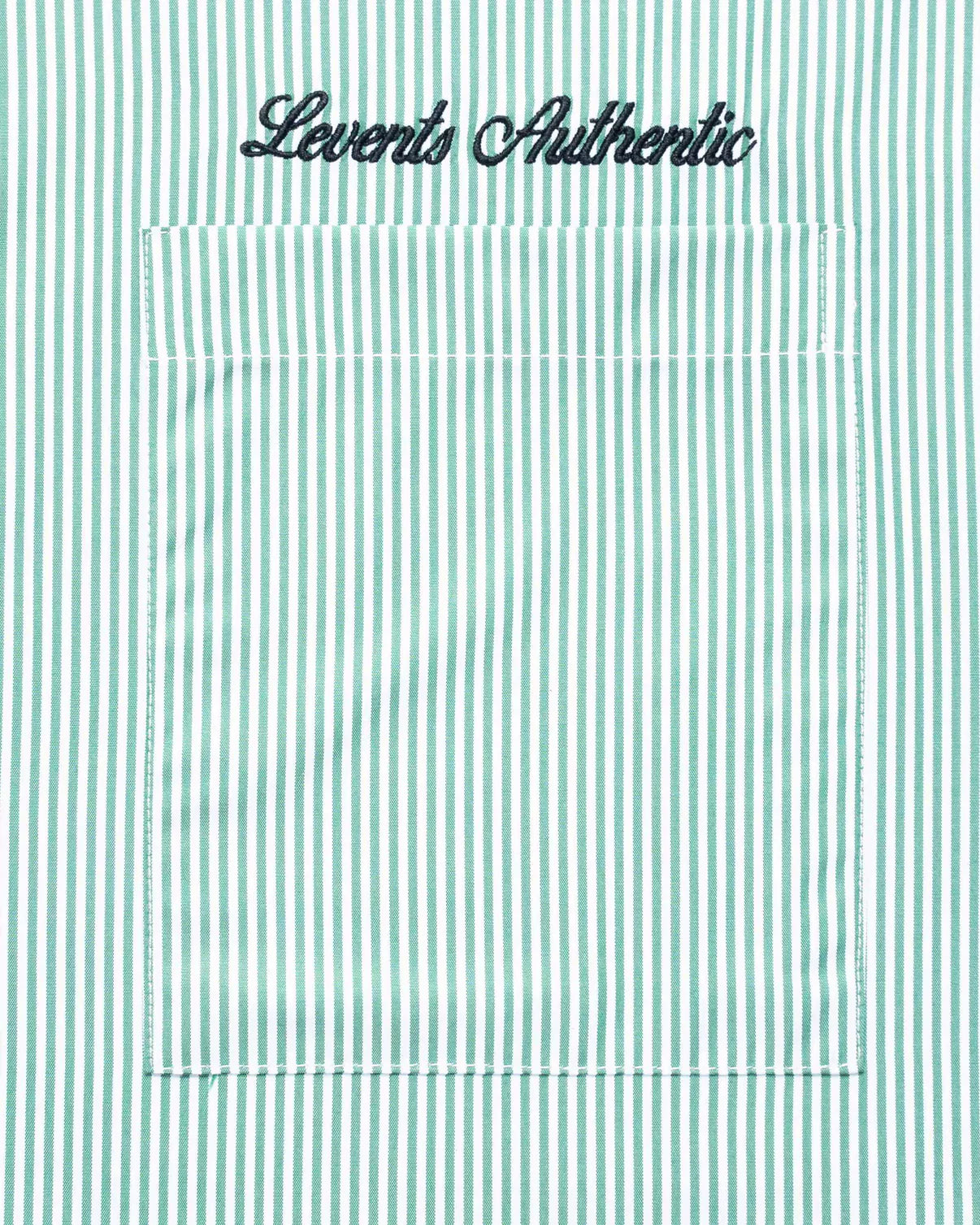 Authentic Striped Short Sleeved Button Down
