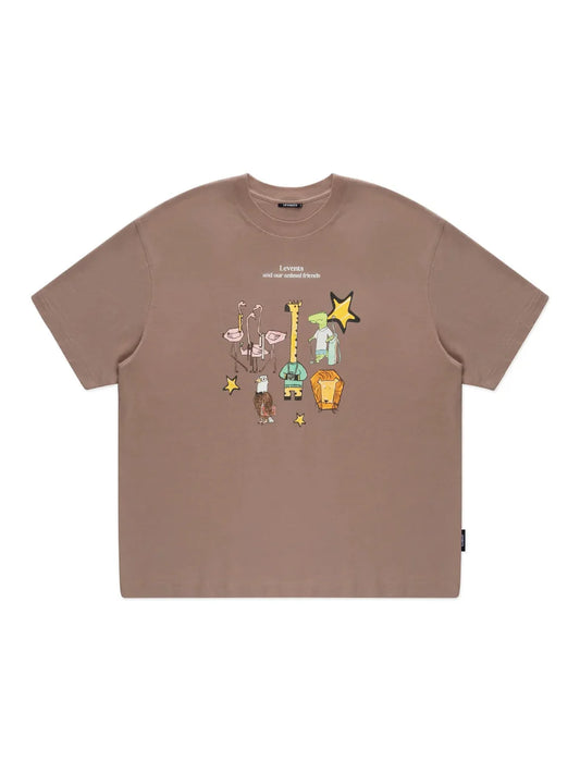 My Animals Semi-Oversized Tee