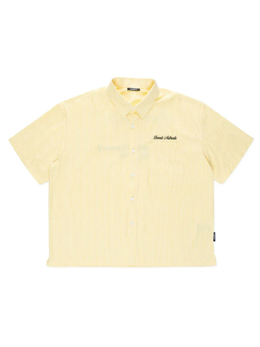 Authentic Striped Short Sleeved Button Down